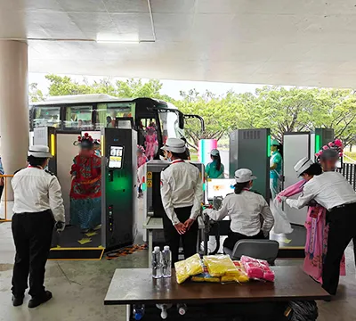 Millimeter Wave Security Scanner for Sporting Events Security Screening