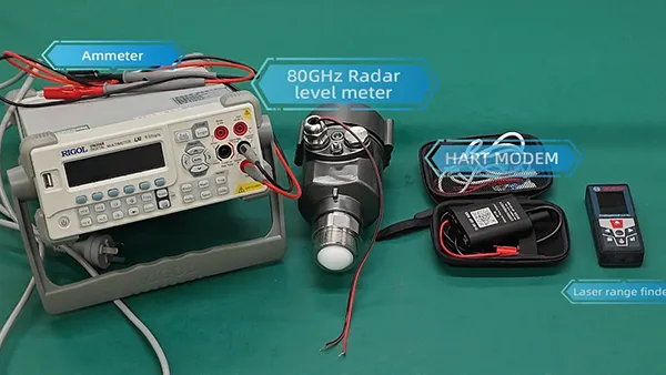 Calibration of 80GHz Millimeter Wave Radar Level Transmitter